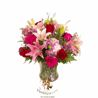 Pink Flowers İn Vase