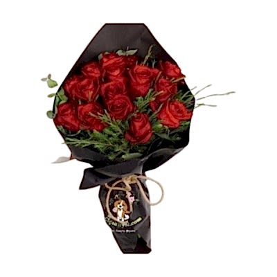 İthal Kırmızı Gül Buketi