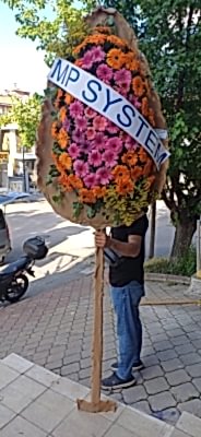 Tek Kat Çİft Renk Çelenk 