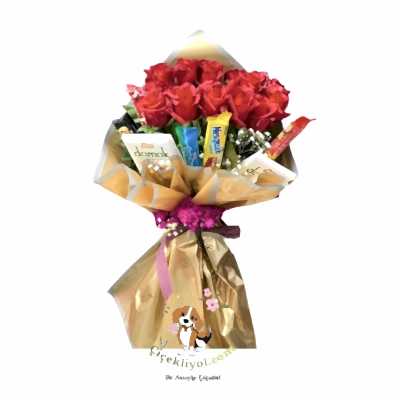 Gül ve Çikolata Buketi