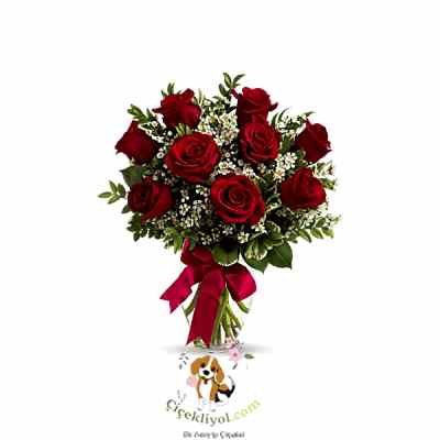 Vazoda  Kırmızı Gül